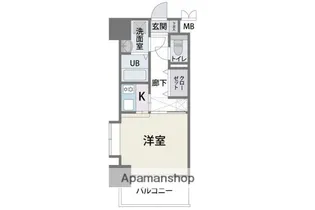 1Kの間取り画像