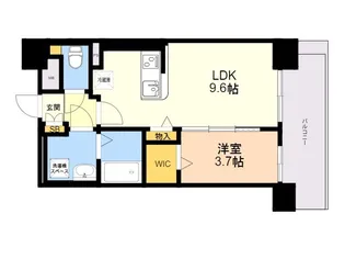 SAKURA天神【0701号室】の間取り