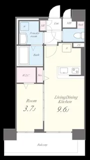 SAKURA天神【0901号室】の間取り