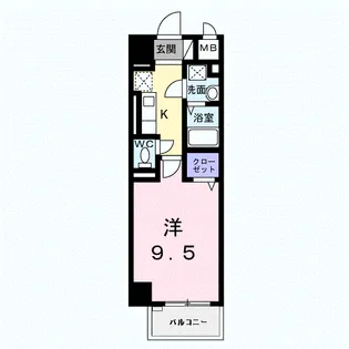 グランド ライン【8階】の間取り