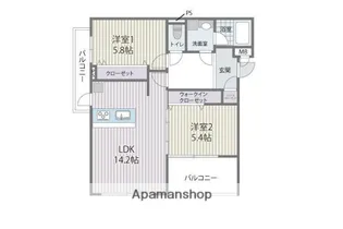 HEIRESS HIRAO【4階】の間取り