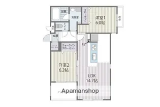 HEIRESS HIRAO【4階】の間取り