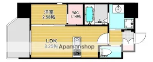 リファレンス竹下駅前【4階】の間取り