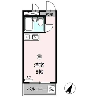 パーム南福岡【3階】の間取り
