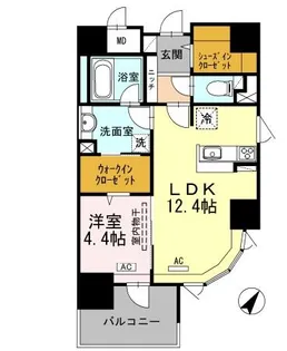 リーブル 博多駅前【3階】の間取り