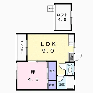 シティベール樋井川【2階】の間取り