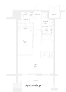 エンクレスト博多EXCEED【7階】の間取り