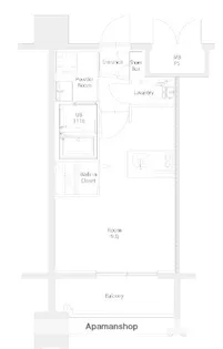 エンクレスト博多EXCEED【10階】の間取り