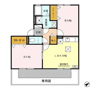 グランシャリオ・S【1階】の間取り