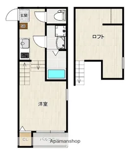 ハーモニーテラス壱岐団地【1階】の間取り