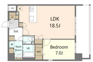SーRESIDENCE大手門AWESOME【3階】の間取り