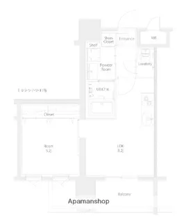 エンクレスト博多PARKSIDE【11階】の間取り