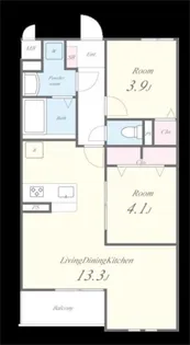 SPREAD HILLS K(スプレッドヒルズケイ)【2階】の間取り