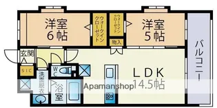 ビーコンヒル田島【4階】の間取り
