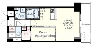 仮称)東那珂2丁目マンション【4階】の間取り