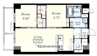 仮称)東那珂2丁目マンション【11階】の間取り