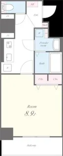 ピタゴラ箱崎【2階】の間取り