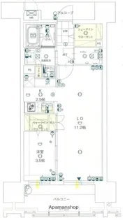 モントーレ東比恵クレア【705号室】の間取り