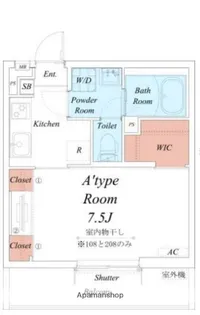 リブリ・モノリスハカタ【2階】の間取り