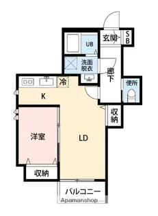 プーラビーダ小笹【2階】の間取り