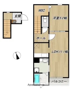 リゾートハイムN【2階】の間取り