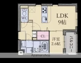 LIFEFIELD南福岡【3階】の間取り