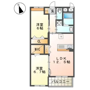 LA MAISON DU REVE (ラ・メゾン・デュ・レーヴ)【2階】の間取り