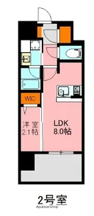 デュ・レジア博多レジデンス【2階】の間取り