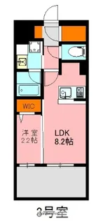 デュ・レジア博多レジデンス【2階】の間取り
