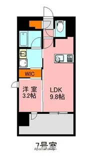 デュ レジア博多レジデンス【6階】の間取り