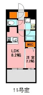 デュ・レジア博多レジデンス【2階】の間取り
