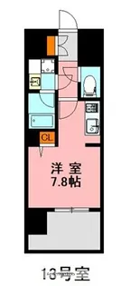 デュ・レジア博多レジデンス【4階】の間取り
