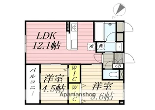 LUXCAS大橋【5階】の間取り