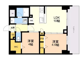 SーRESIDENCE薬院AUREATE【302号室】の間取り