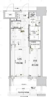 グランフォーレ博多プレミアベイサイド【809号室】の間取り