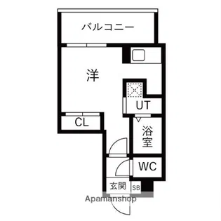 エスグランデ大濠公園【4階】の間取り
