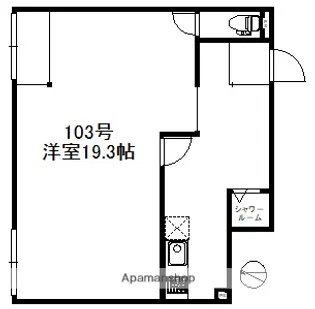 NEXUS賀茂【103号室】の間取り