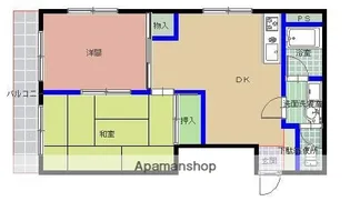TR・南天神【303号室】の間取り
