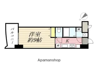 ロイヤル博多駅前【14階】の間取り