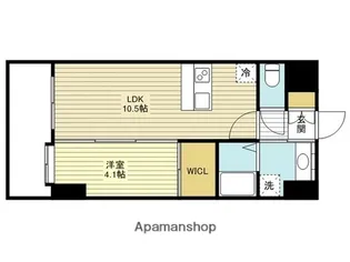 福岡県福岡市博多区博多駅前2丁目【マンション】の間取り