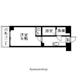 リファレンス祇園【605号室】の間取り