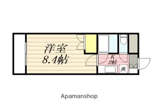 1Kの間取り画像