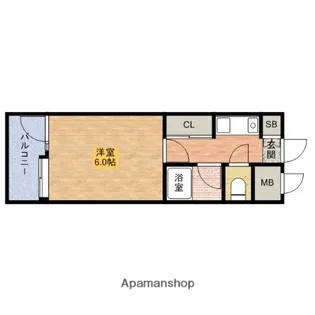 ピュアドーム南山荘通り【5階】の間取り