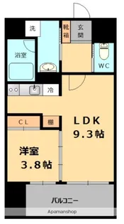 PIER PARK 住吉【11階】の間取り