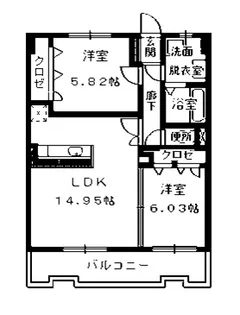 ヴェルドミールⅡ【4階】の間取り