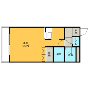 ユースパレスⅡ【2階】の間取り