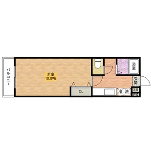 福岡県福岡市中央区平尾2丁目【マンション】の間取り