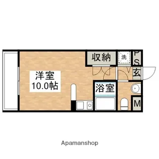 カーサ箱崎【202号室】の間取り