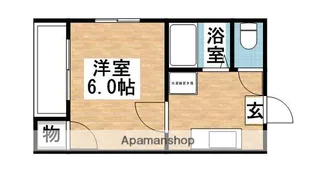SUNHILLS仲原【105号室】の間取り