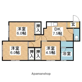 熊本ビル【101号室】の間取り